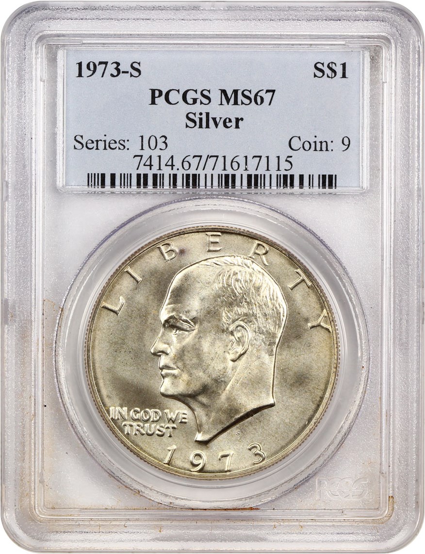 1973-S $1  Silver MS67 thumbnail 19