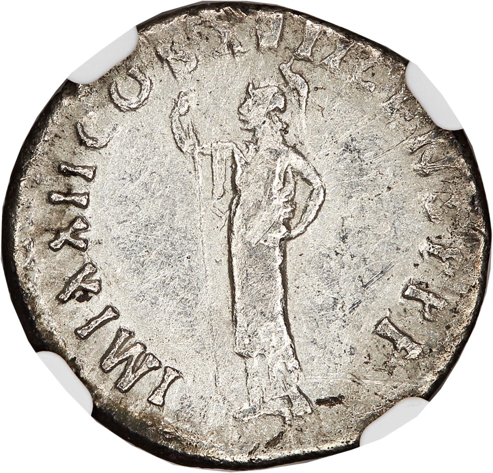 image for: Ancient Roman: AD 81-96 Domitian AR Denarius NGC VF