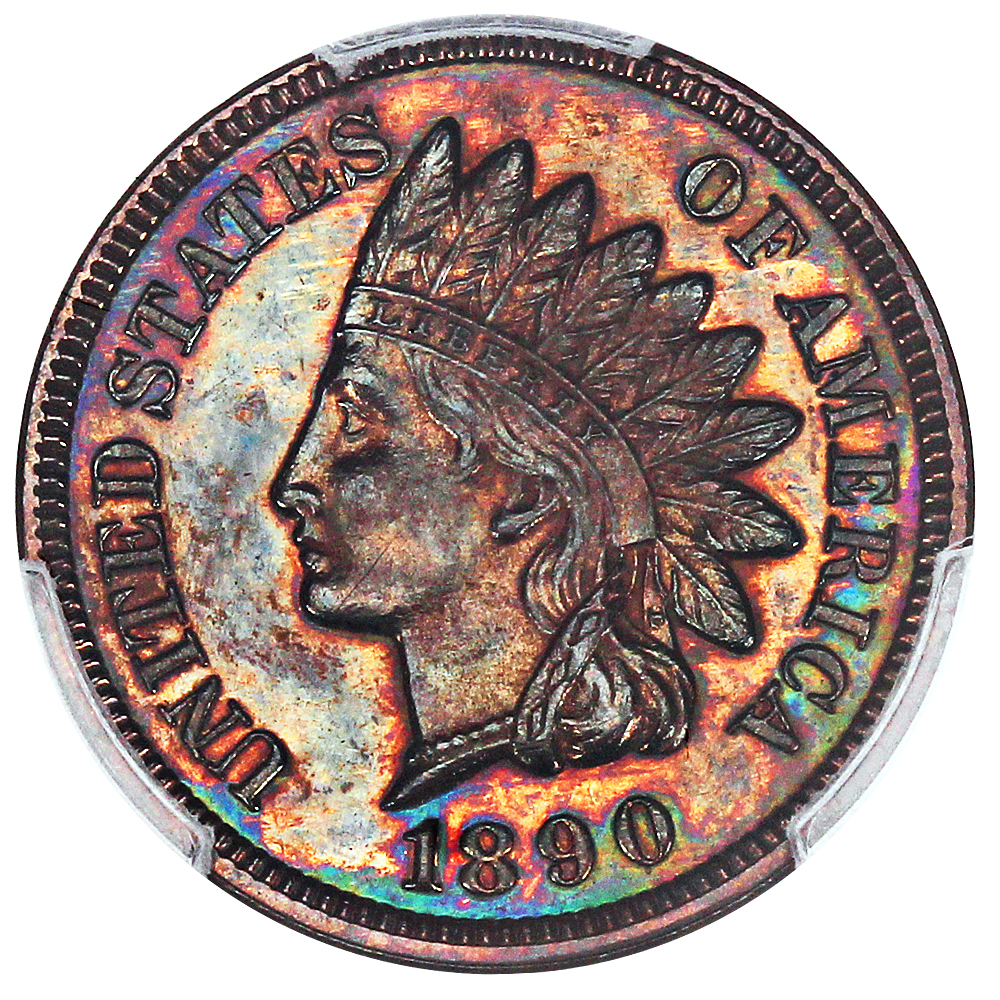 image for: 1890 1c PCGS Proof 63 BN