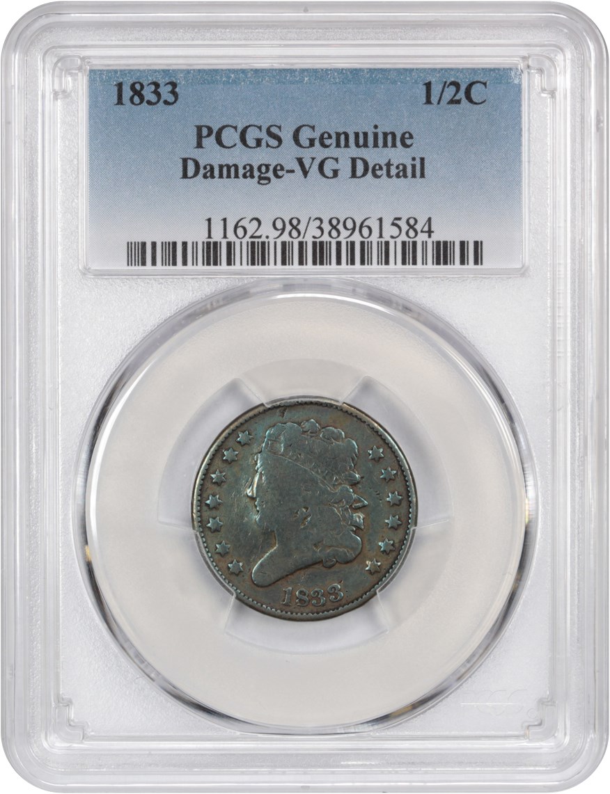 1833 1/2c MS BN AG3 BN thumbnail 9