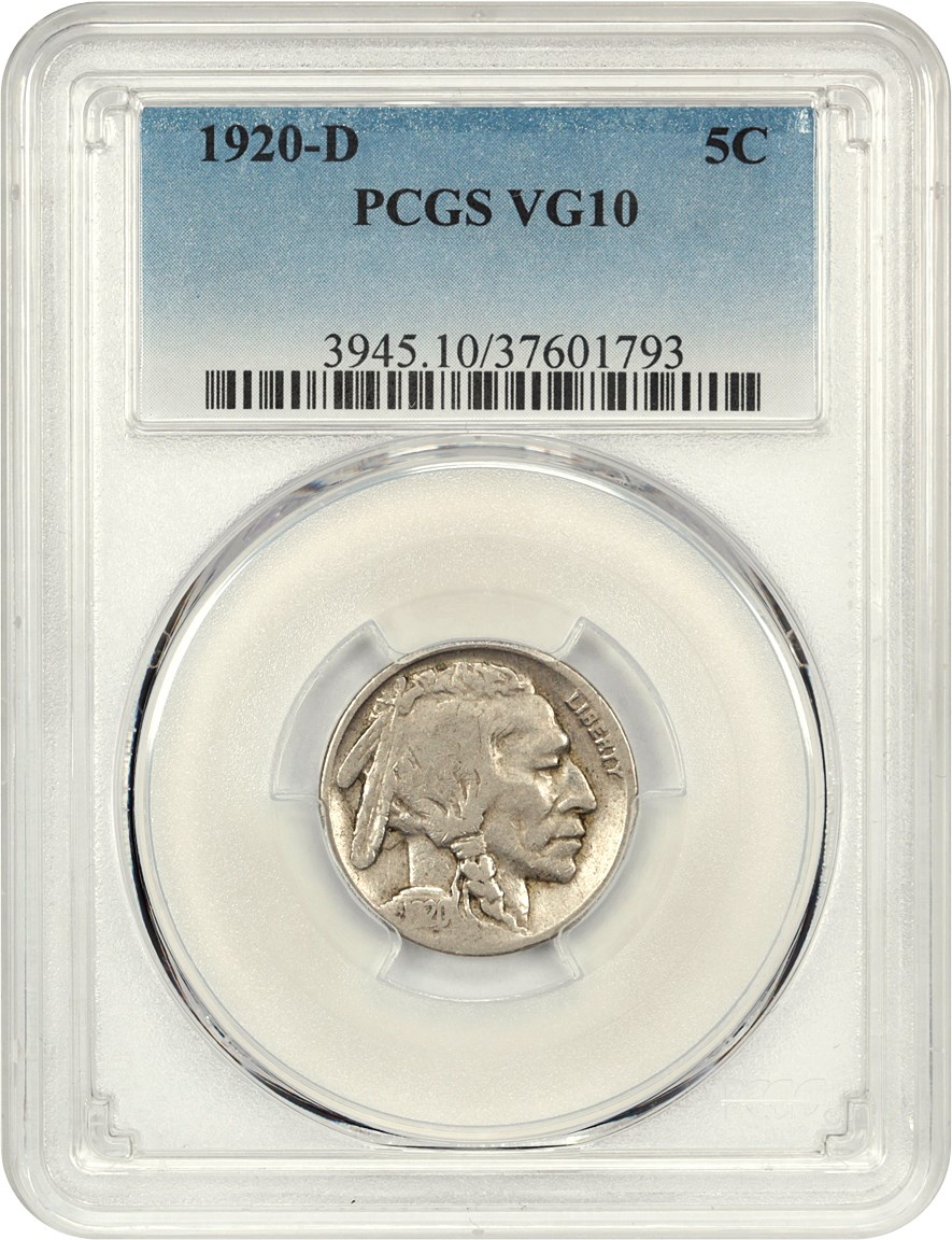 1920-D 5c VG10 thumbnail 3