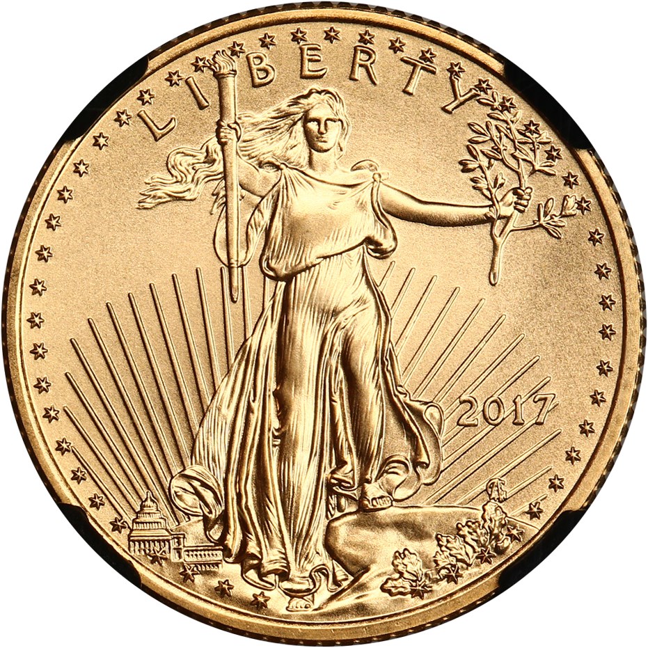 image for: 2017 Gold Eagle $10 NGC MS70 (From Mint Sealed Box #1)