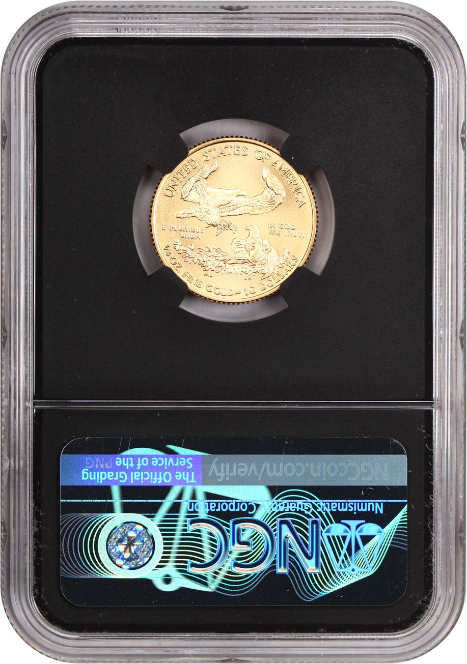 image for: 2017 Gold Eagle $10 NGC MS70 (From Mint Sealed Box #1)