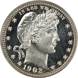 image for: 1902 25c PCGS Proof 65 CAM