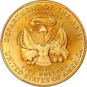 image for: 2011-P United States Army $5 PCGS MS70