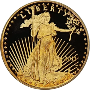image for: 2011-W Gold Eagle $5 PCGS Proof 69 DCAM (First Strike)