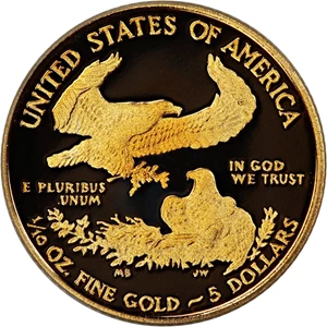 image for: 2011-W Gold Eagle $5 PCGS Proof 69 DCAM (First Strike)