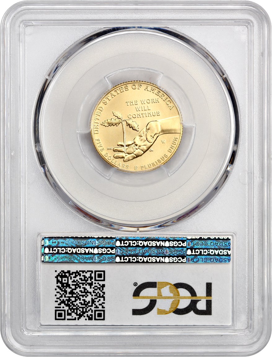 image for: 2017-W Boys Town $5 PCGS MS70 (First Strike)