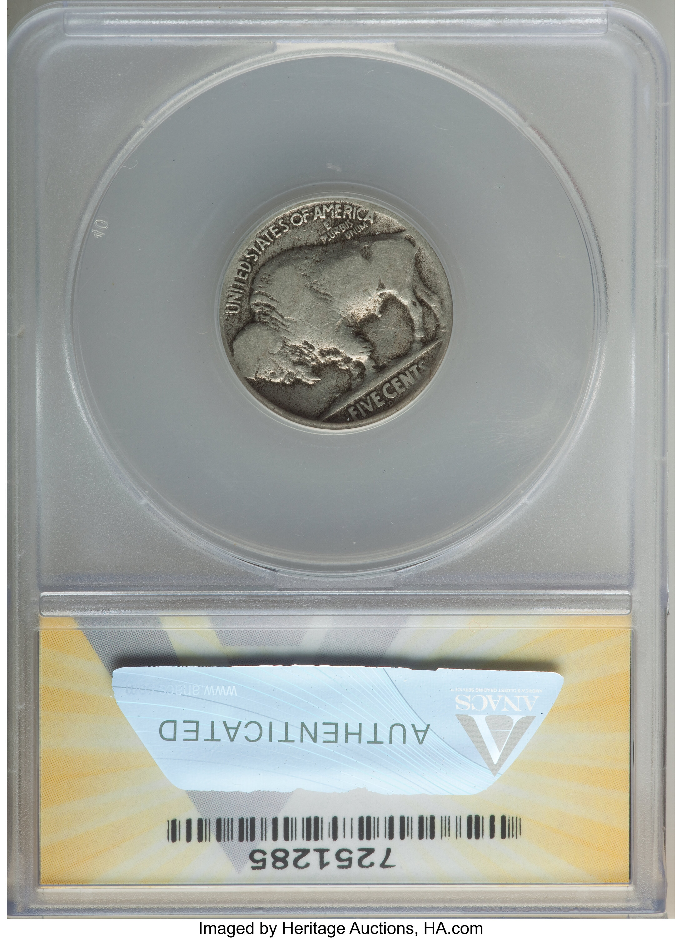 1919-D 5c AG3 CAC thumbnail 2
