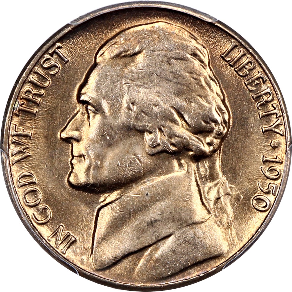 1950-D 5c PCGS MS65 FS
