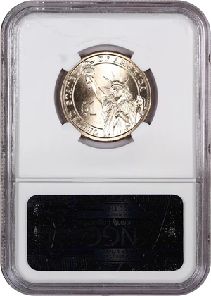 image for: 2009-P John Tyler $1 NGC Brilliant Unc. (First Day of Issue)