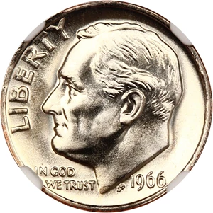 image for: 1966 10c NGC MS69 (Special Mint Set)