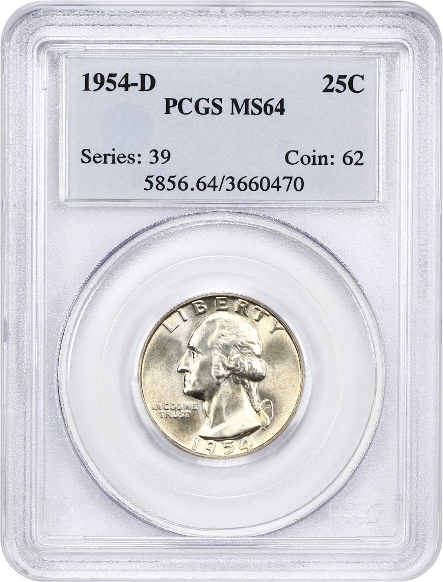 1954-D 25c VF30 thumbnail 11