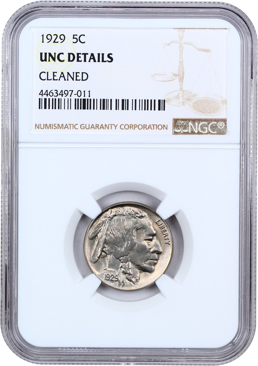 1929 5c F12 CAC thumbnail 5