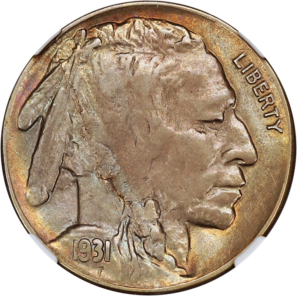 1931-S 5c NGC AU Details (Cleaned)