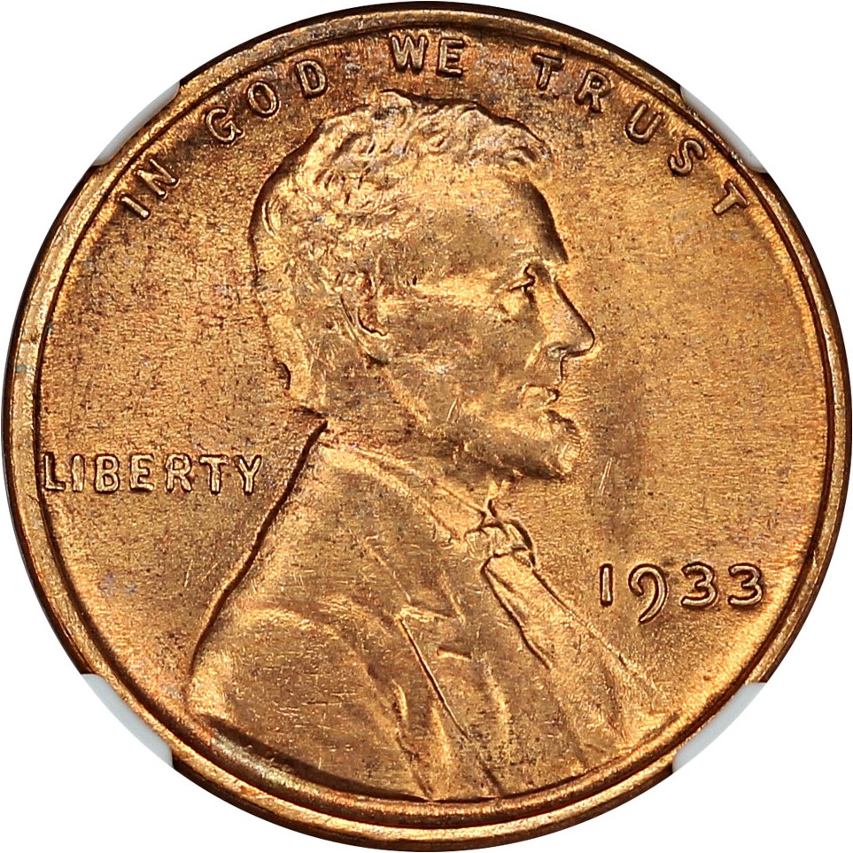 image for: 1933 1c NGC UNC Details (Altered Color) 