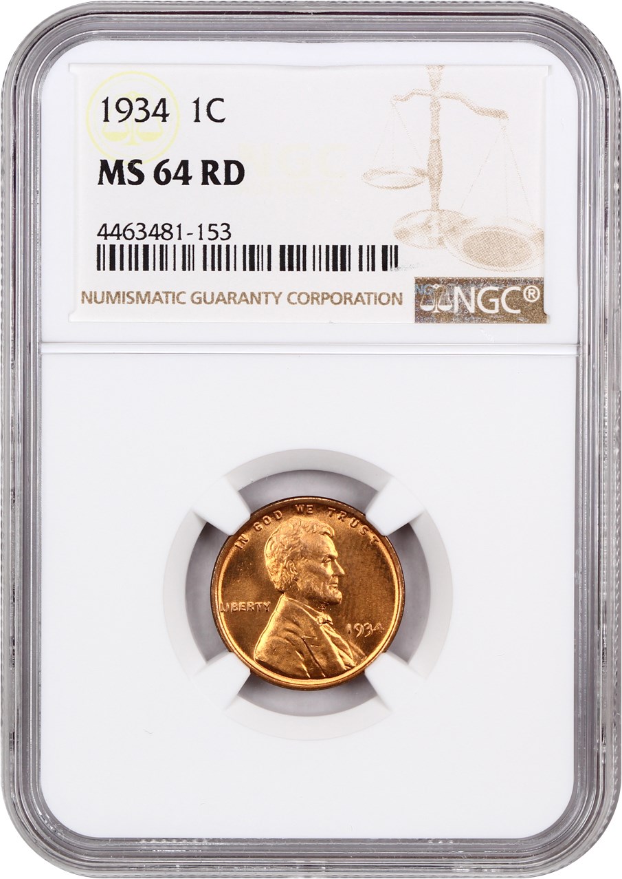 1934 1c MS RD MS62 RD thumbnail 7