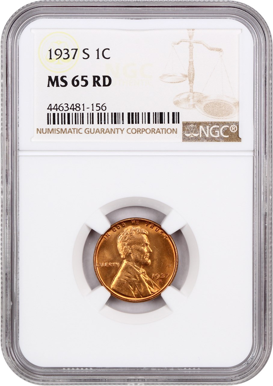 1937-S 1c MS RD MS64 RD thumbnail 15