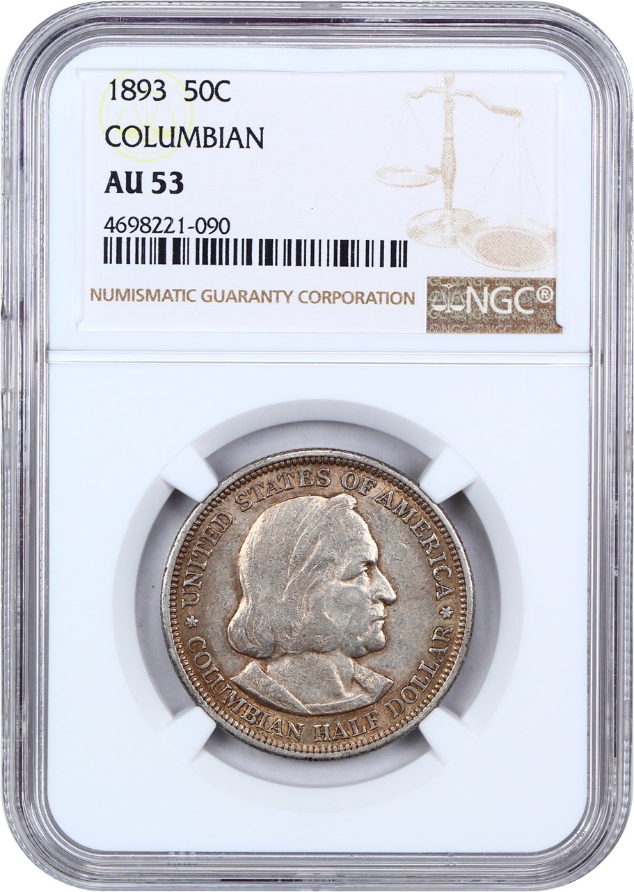 1893 50c Columbian Exposition VF30 thumbnail 9