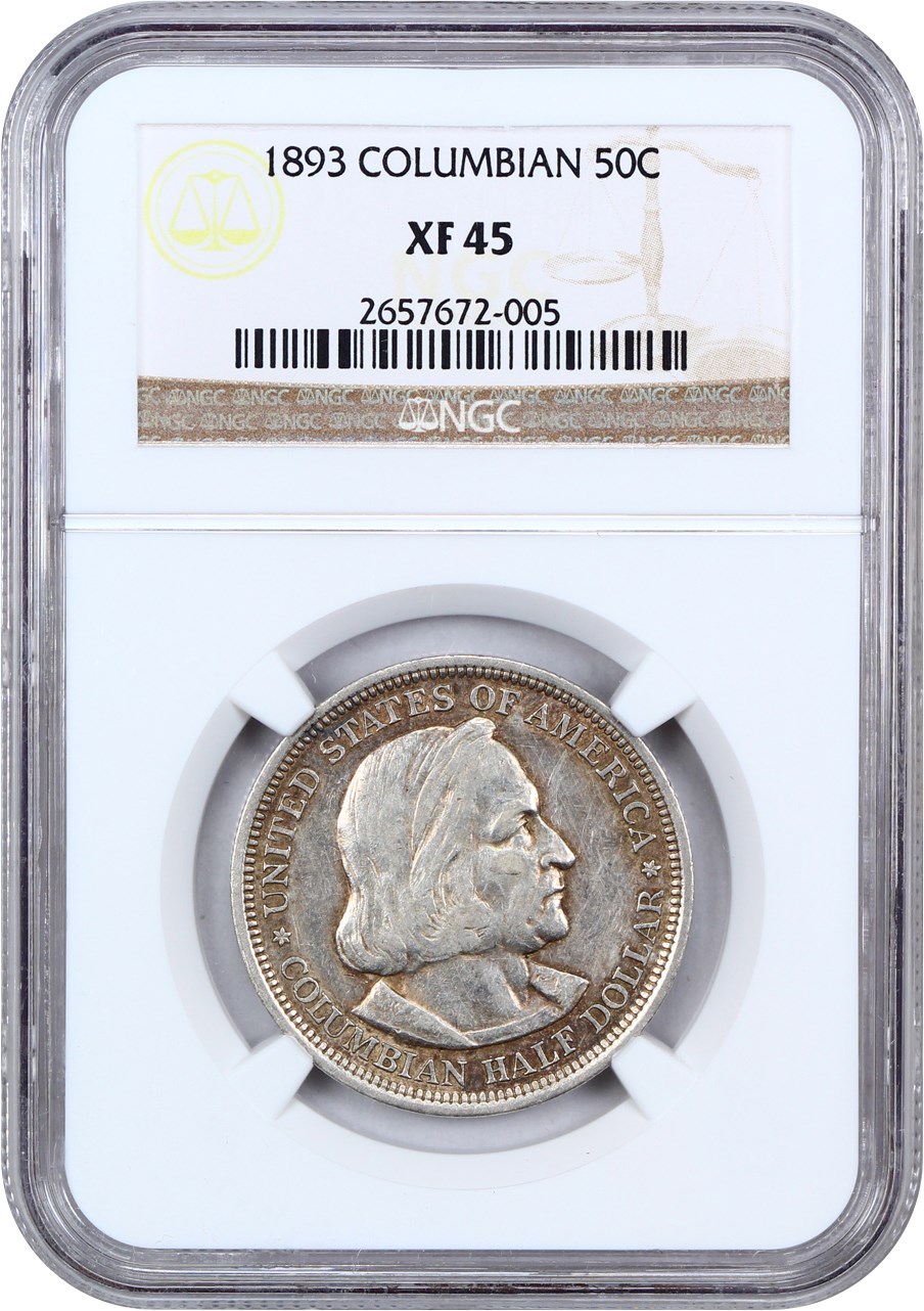 1893 50c Columbian Exposition VF30 thumbnail 5