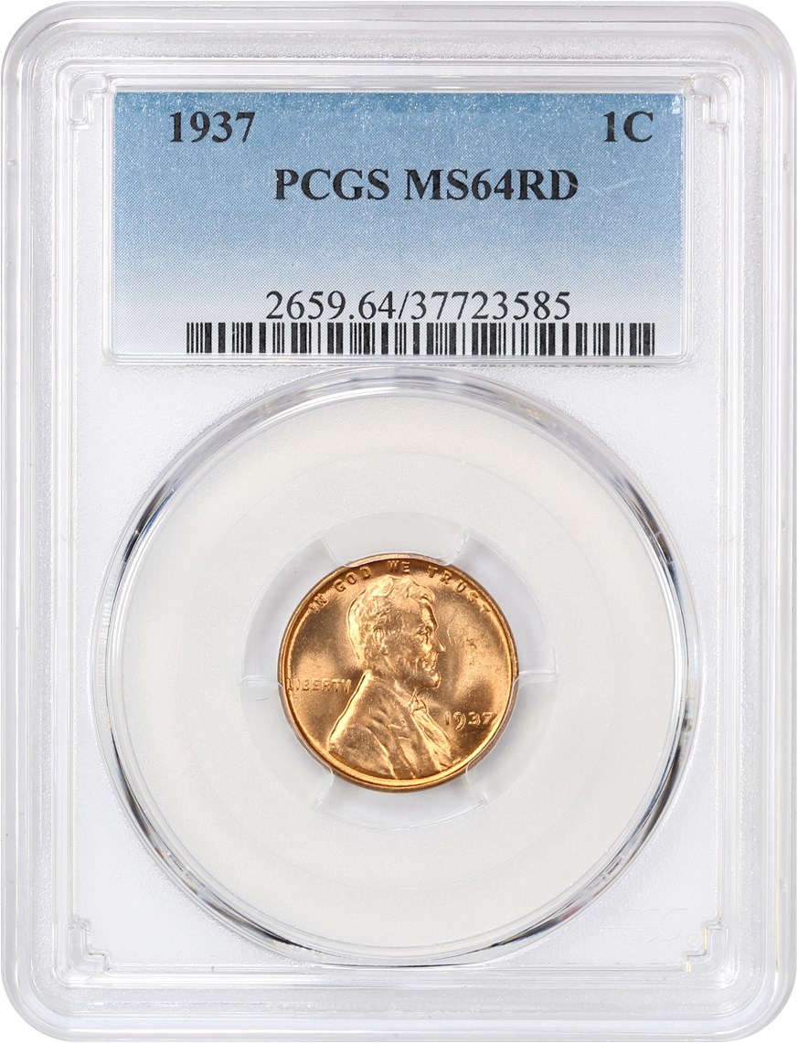 1937 1c MS RD MS64 RD thumbnail 3