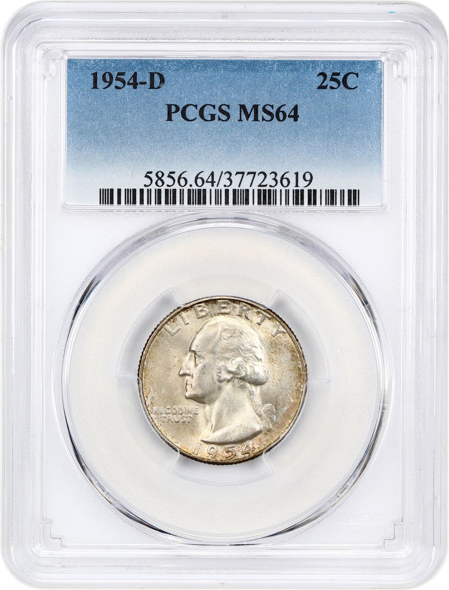 1954-D 25c VF30 thumbnail 7