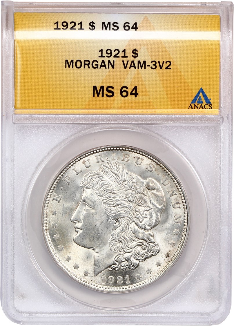 1921 $1  Morgan, Pitted Reverse, VAM-41A MS64 thumbnail 11