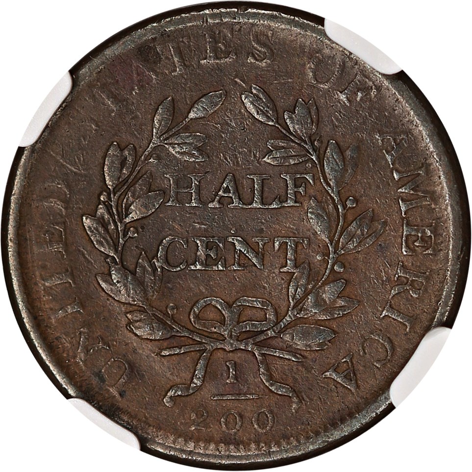 1807 1/2c MS BN VF25 BN thumbnail 15