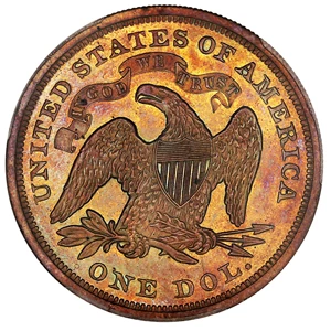image for: 1871 Pattern $1 PCGS/CAC Proof 64 BN (J-1147)