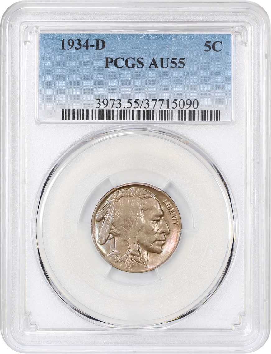 1934-D 5c VF30 thumbnail 5