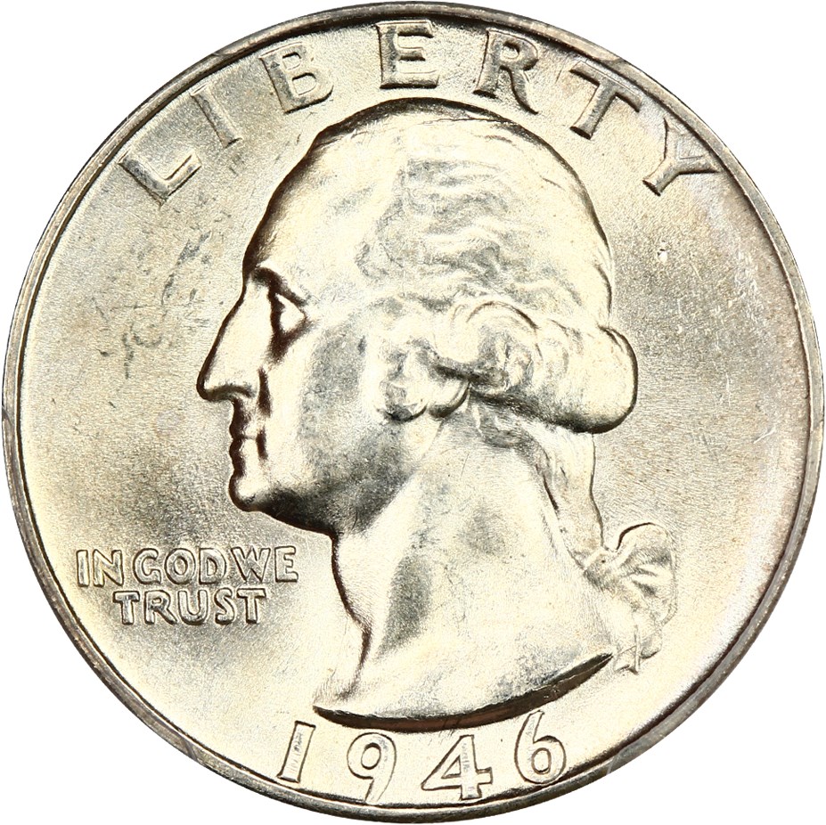1946-D 25c PCGS MS65