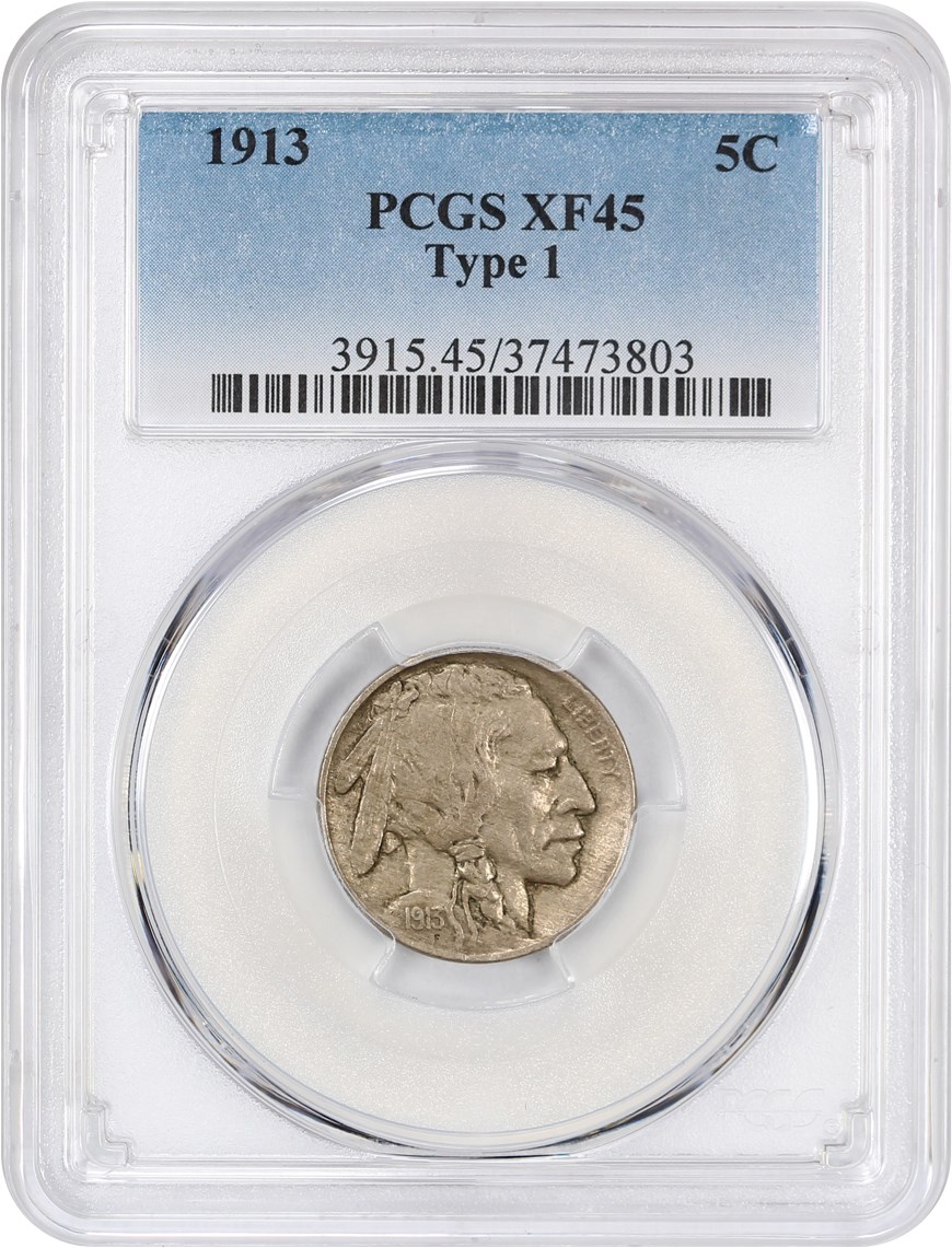 1913 5c Buffalo, Type 1 F12 thumbnail 19