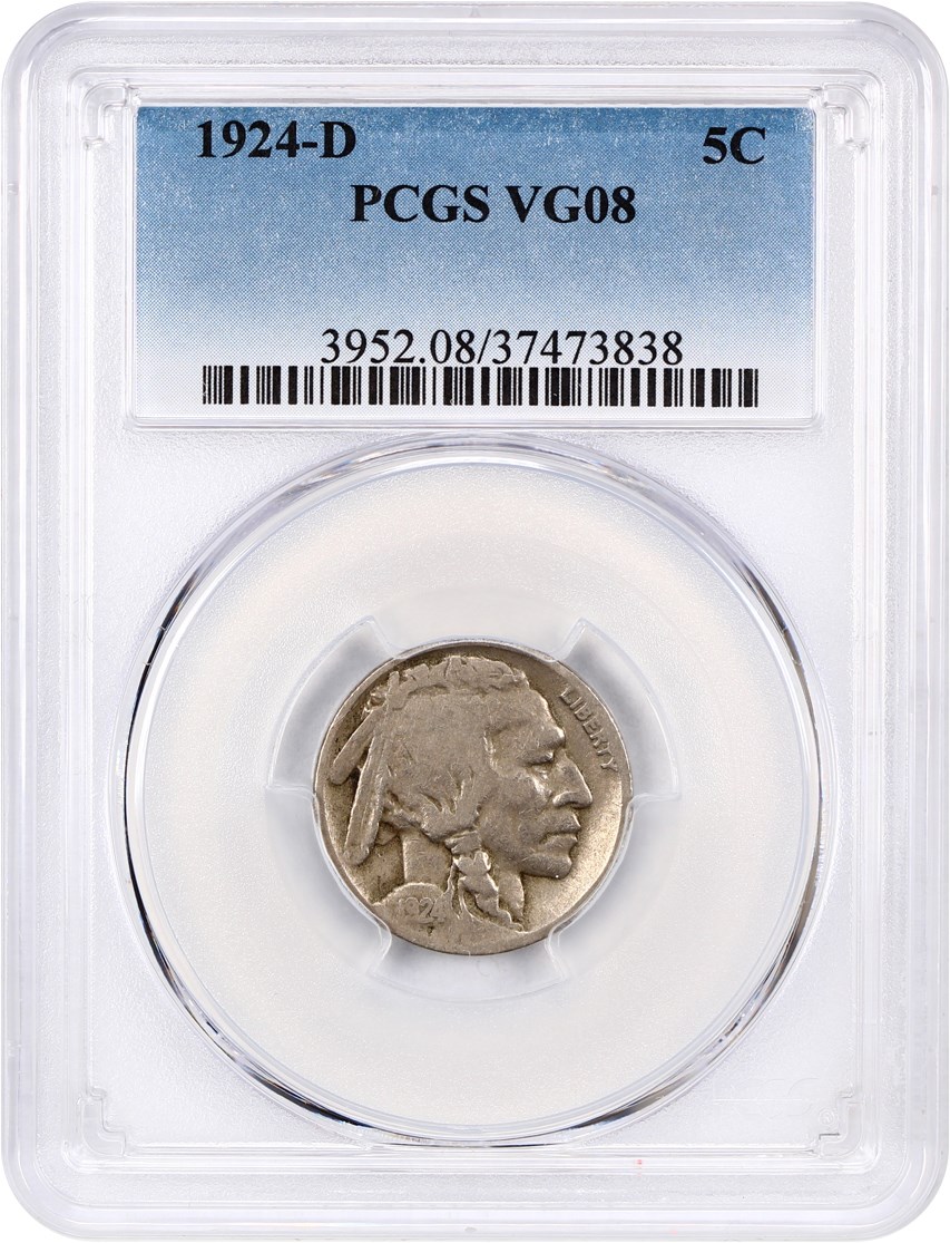 1924-D 5c VG10 thumbnail 4