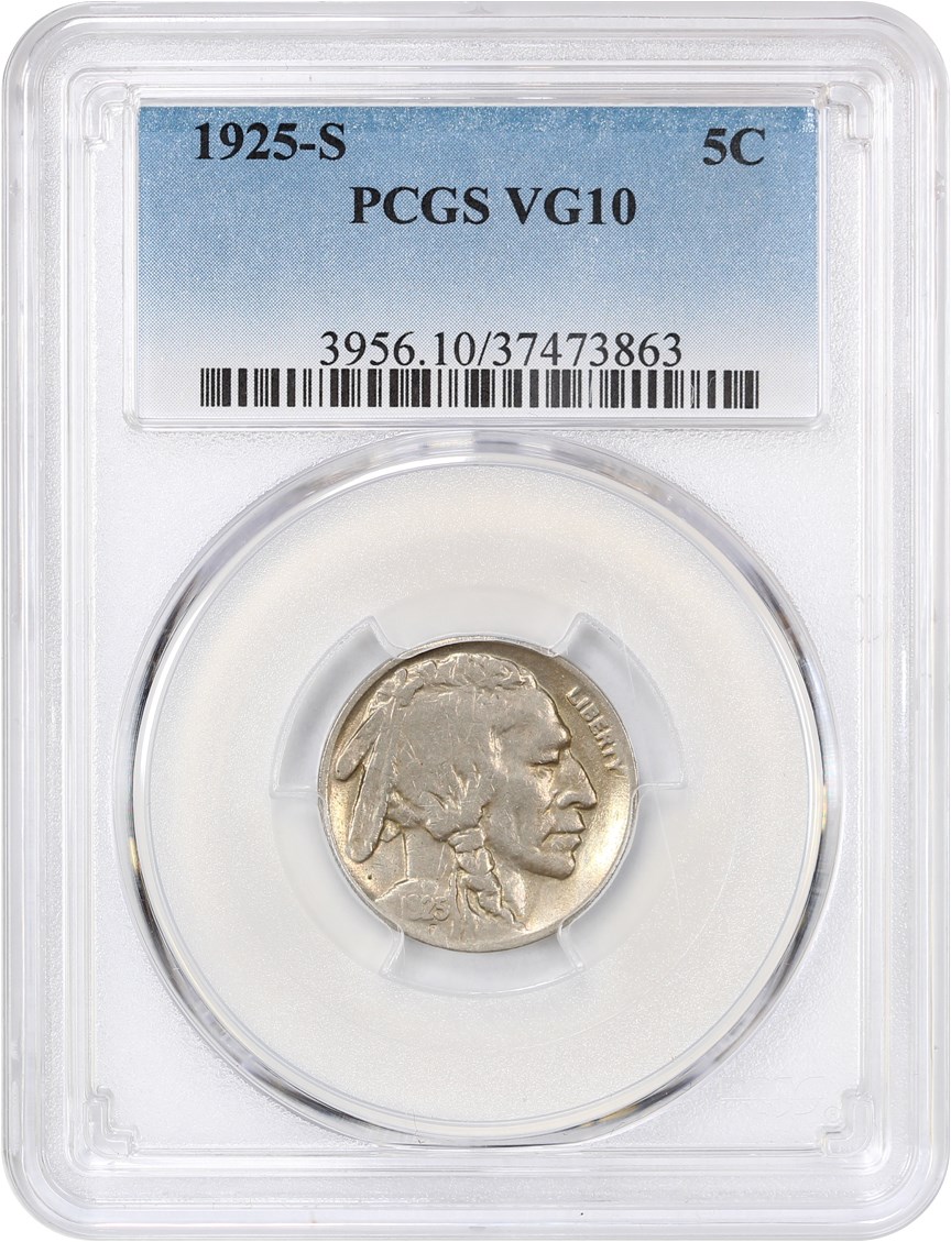 1925-S 5c F15 CAC thumbnail 5
