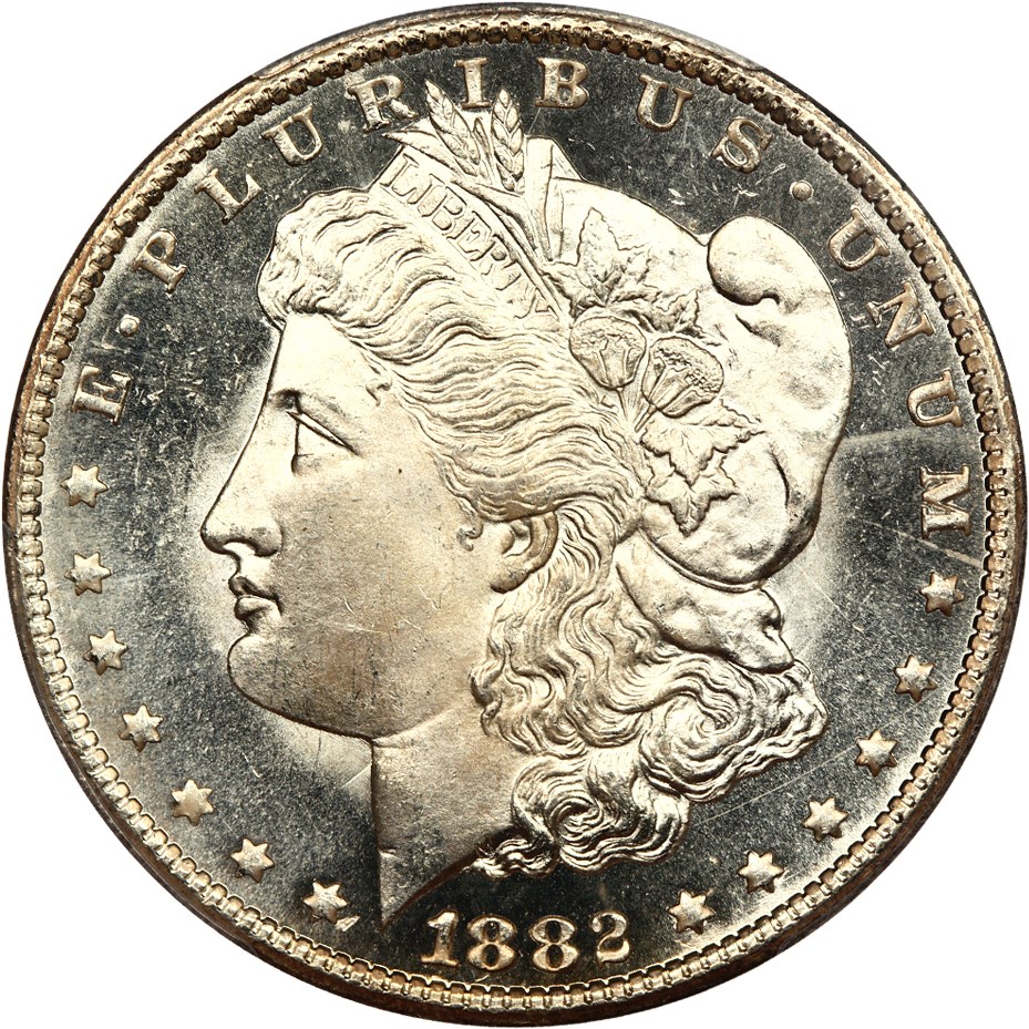 image for: Hit List VAM: 1882-CC $1 PCGS/CAC MS64 PL (VAM-2A  Clashed Die)