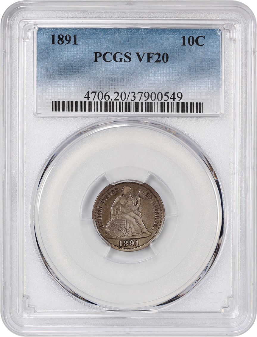 1891 10c XF40 thumbnail 22