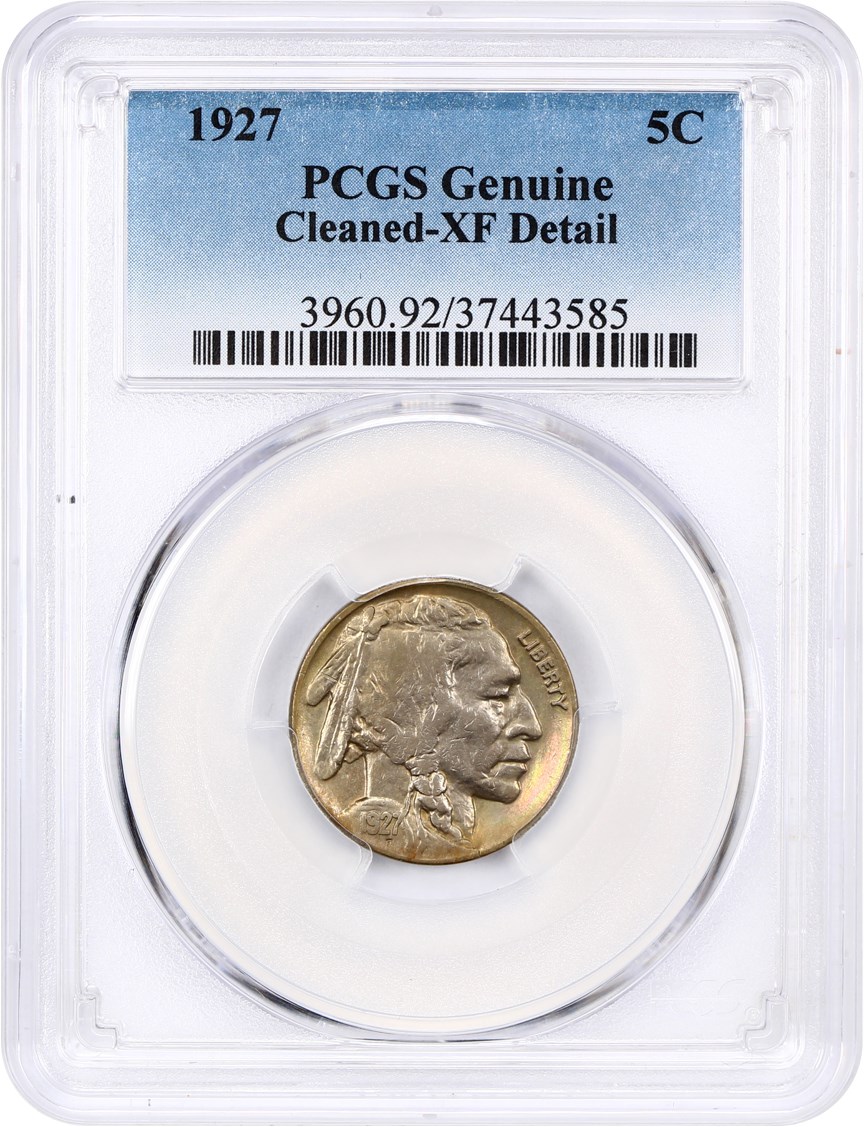 1927 5c VG10 thumbnail 3