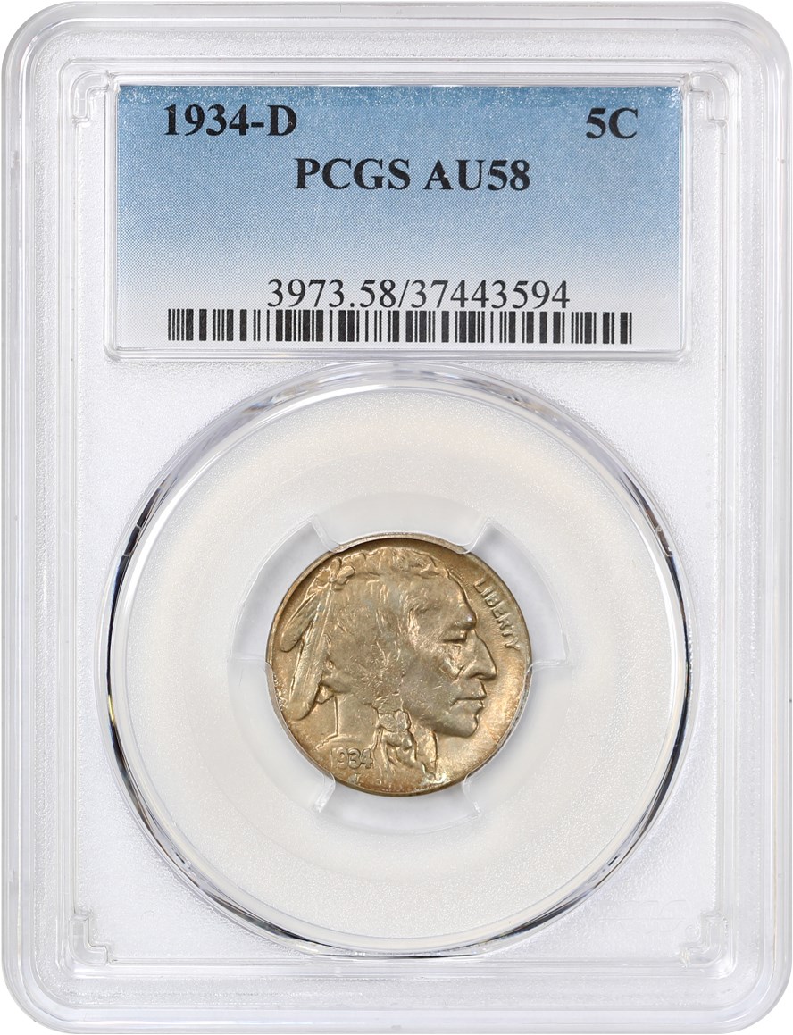 1934-D 5c VF30 thumbnail 9