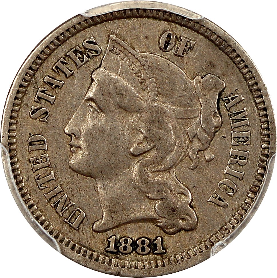 1881 3 Cent Nickel MS Values | Greysheet