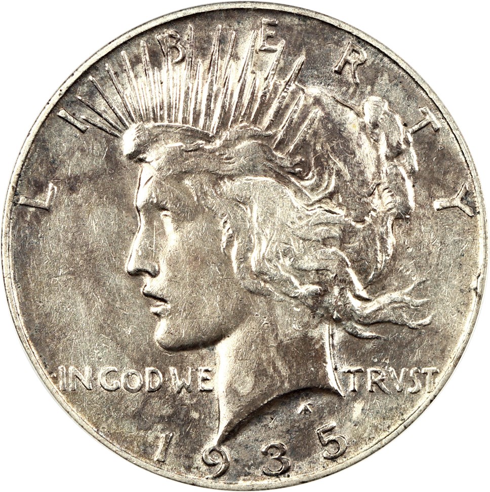 1935 $1 PCGS XF Details (Cleaned)