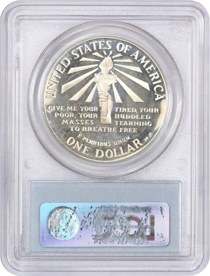 1986-S S$1 Statue of Liberty PR DCAM PR66 DCAM thumbnail 4