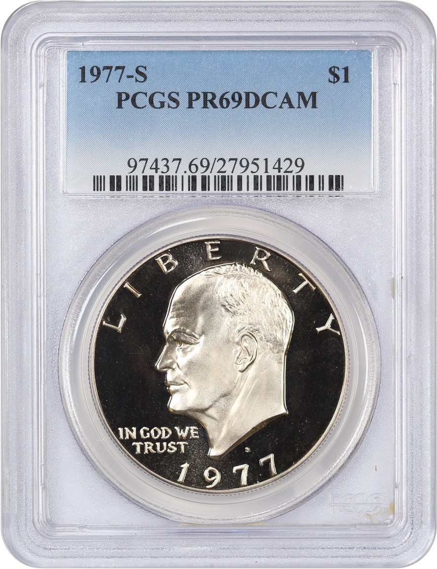 1977-S $1  Clad PR DCAM PR69 DCAM thumbnail 3