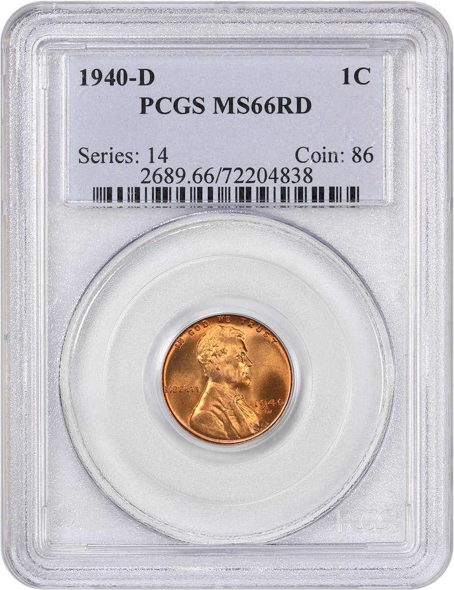 1940-D 1c MS RD MS66 RD thumbnail 20