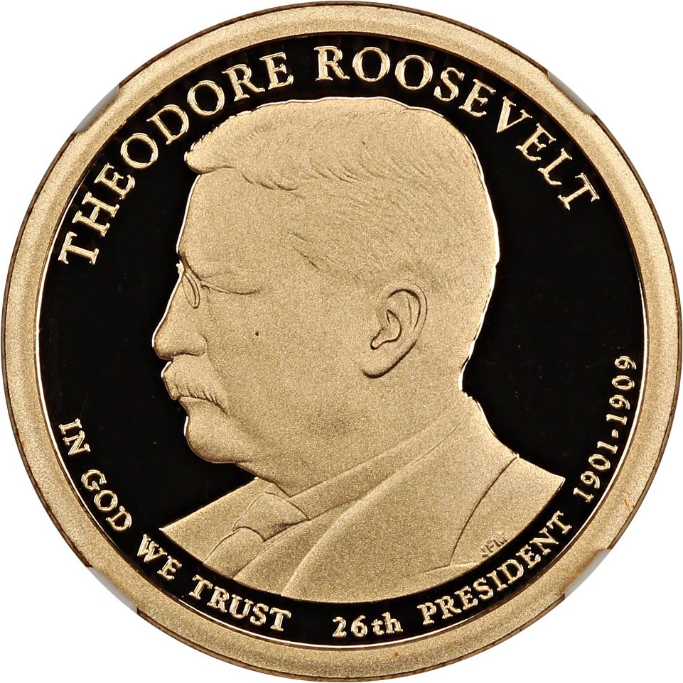 image for: 2013-S Theodore Roosevelt $1 NGC Proof 69 UCAM (Early Releases)