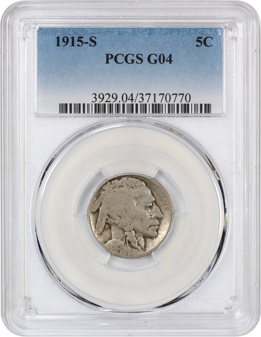 1915-S 5c AG3 CAC thumbnail 3