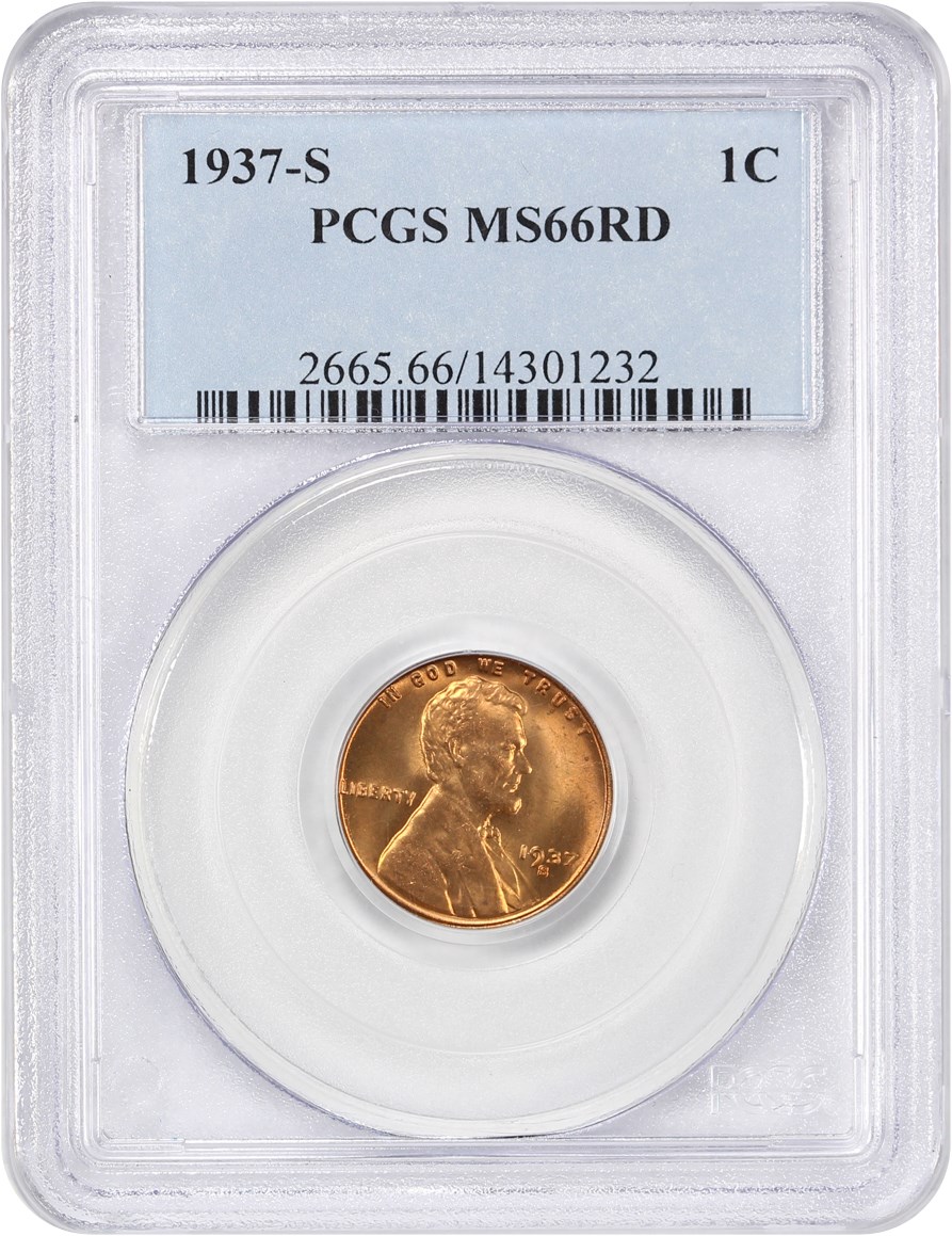 1937-S 1c MS RD MS66 RD CAC thumbnail 17
