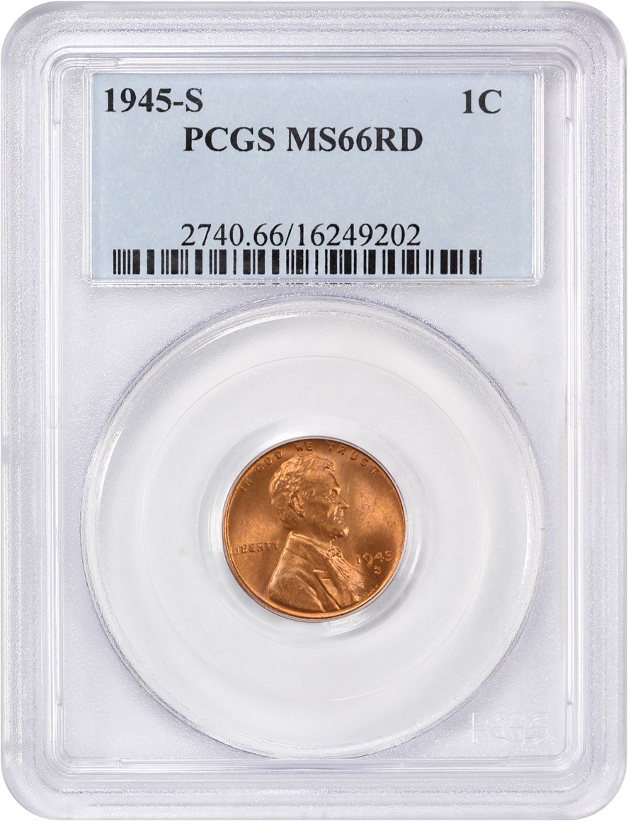 1945-S 1c MS RD MS66 RD thumbnail 16