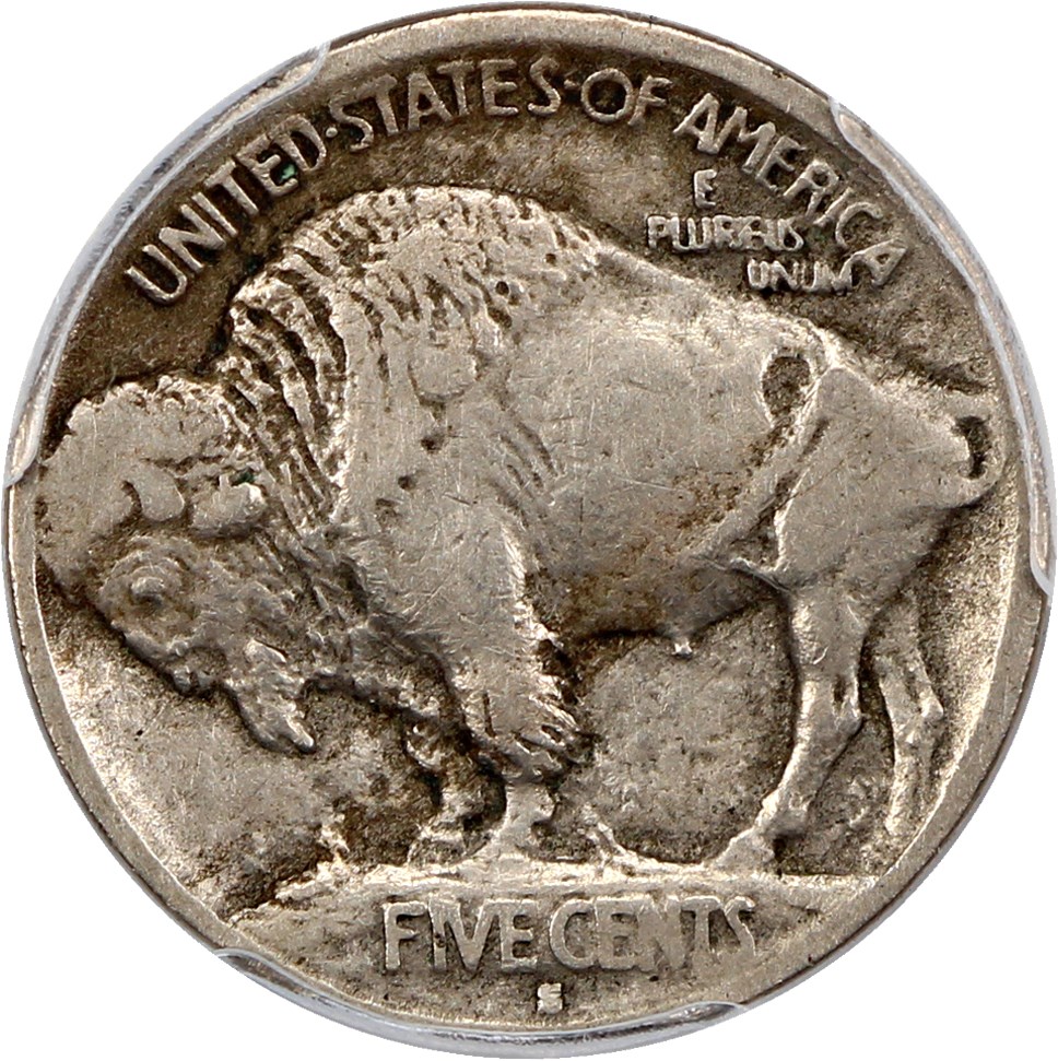 1913-S 5c Buffalo, Type 1 AG2 CAC thumbnail 9