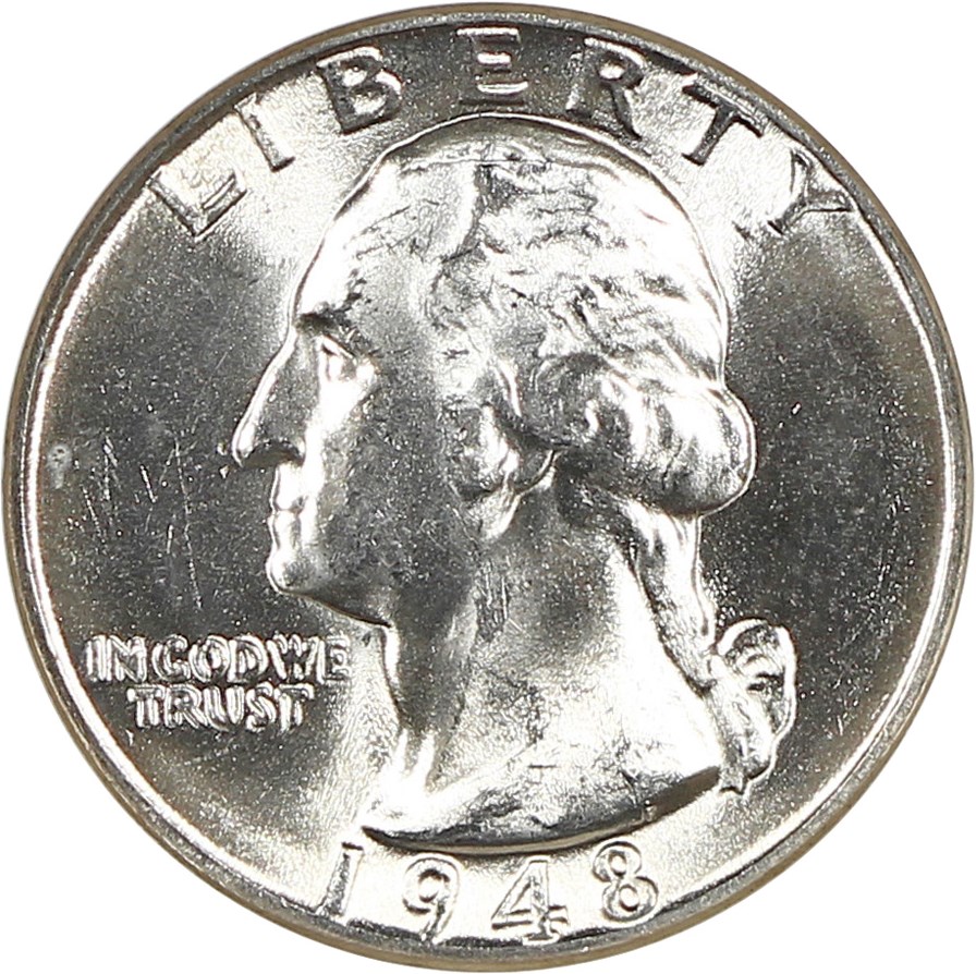 1948 25c NGC MS65 (OH)