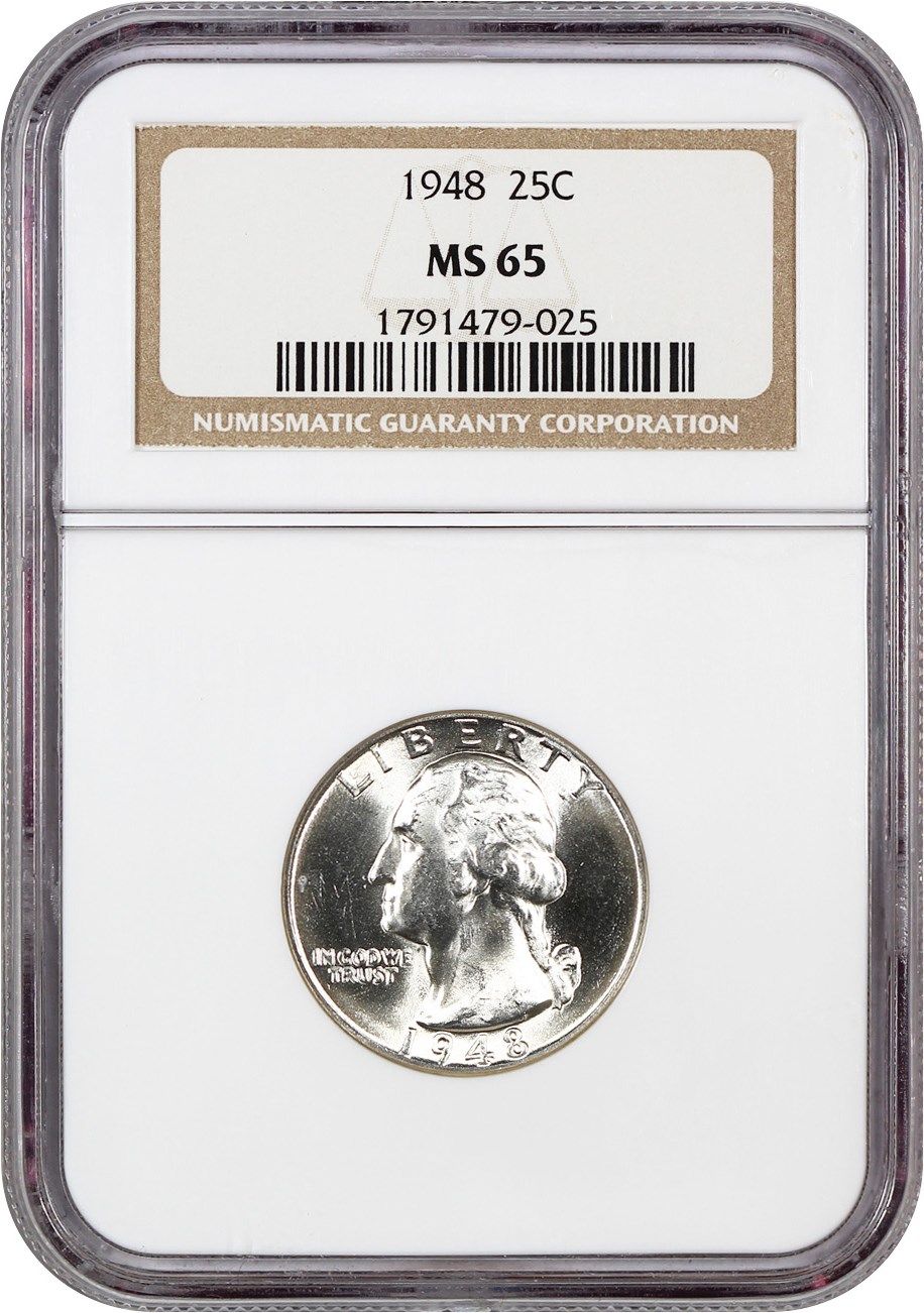 1948 25c MS65 thumbnail 13